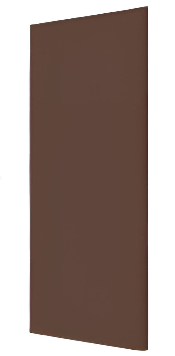 Modern Single Panel FRP Bathroom Door in Teak Finish