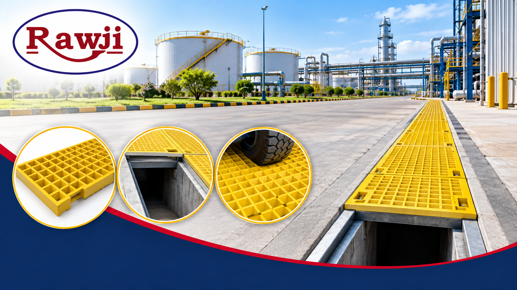 Industrial GRP Trench Covers: Why Replace Cast Iron?